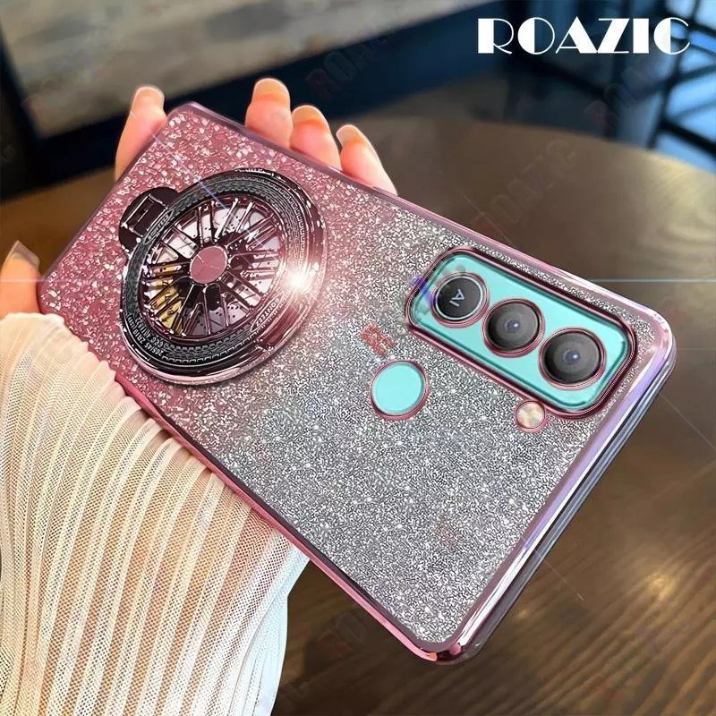 HP Soft Case Realme 5 Casing Silikon Untuk Realme5 RMX1911 RMX1919 RMX1927 Casing berkilau Berlapis 