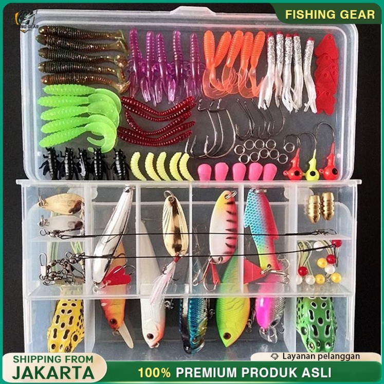 75Pcs Umpan Lure Minnow Slow Sinking Fishing Bait Set Tackle Lure Hook Fishing Lure Fishing Accessor