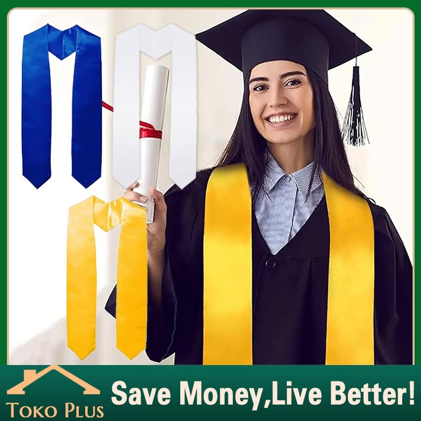 Selempang Wisuda Leher polos panjang Selempang Wisuda Kalung Selempang Leher