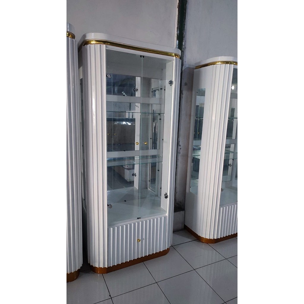 Bufet Kristal Lemari Pajangan Kristal Bufet Hias Kristal BUFET KRISTAL MINIMALIS TERBARU