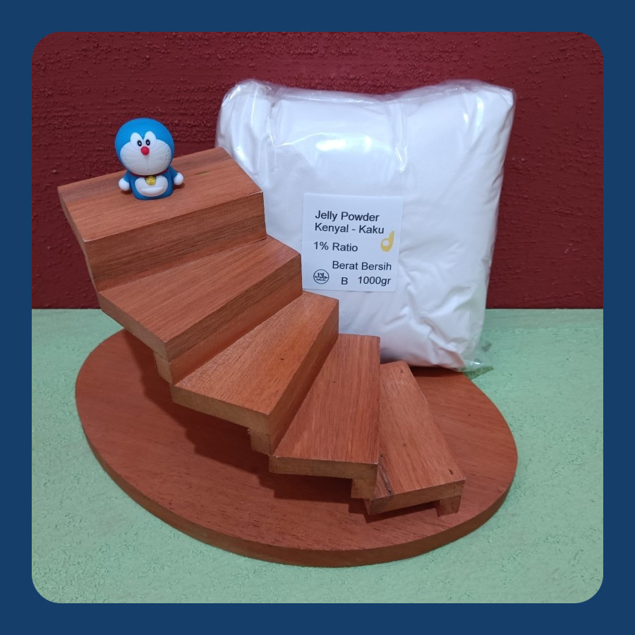 

Plain Jelly Powder 1 kg Kenyal / Bubuk Agar-Agar Konyaku 1000 gram Tawar