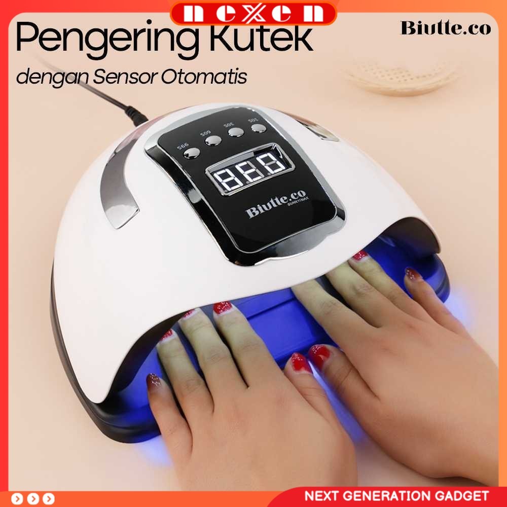 Pengering Kutek UV Lamp Nail Dryer Sensor with LCD Display - SUN X11 MAX