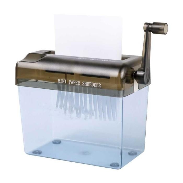 

DMKN Penghancur Kertas Manual CD Card Hand Paper Shredder 4.5L W0ST42