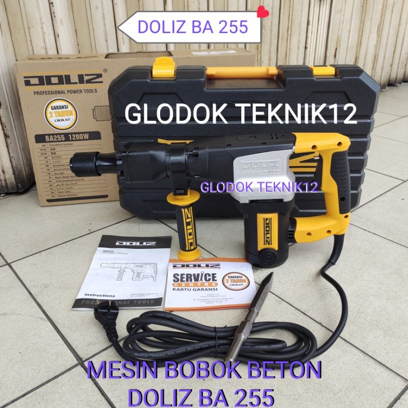 MESIN BOBOK BETON DOLIZ BA255 / MESIN JACK HAMMER DOLIS BA 255 DOLIZ BA 255