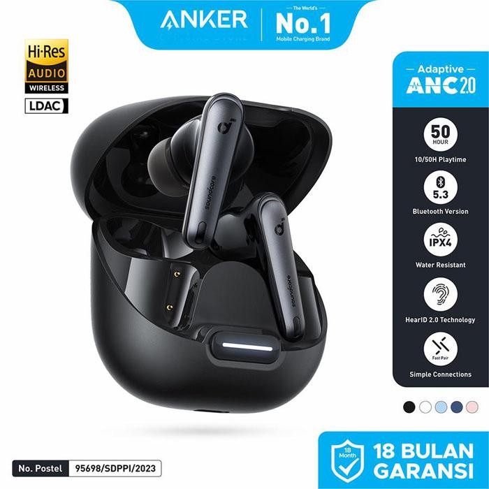 ANKER Soundcore Liberty 4 NC Earphone Bluetooth TWS  Soundcore Liberty 4NC Adaptive Noise Cancelling