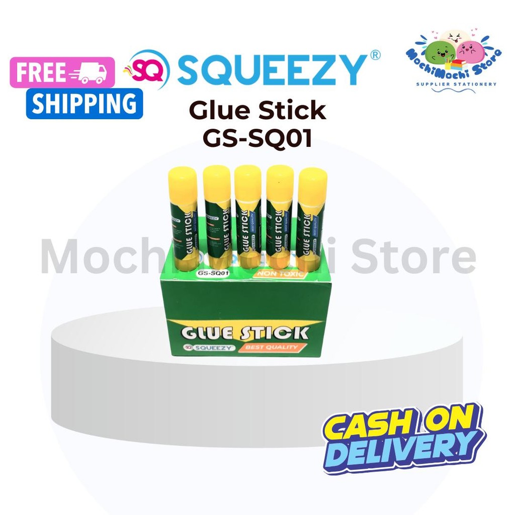 

Lem Glue Stick GS-SQ01 | Lem Non Toxic | Glue Stick | Lem Stick | Lem Kertas | Lem Batangan