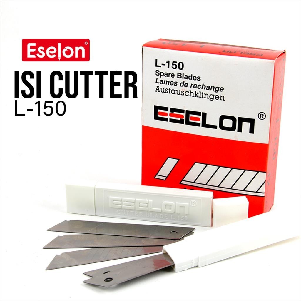 

Isi Cutter L-150 Refill Eselon Isi 5pcs Isi Pisau Cutter Mata Pisau
