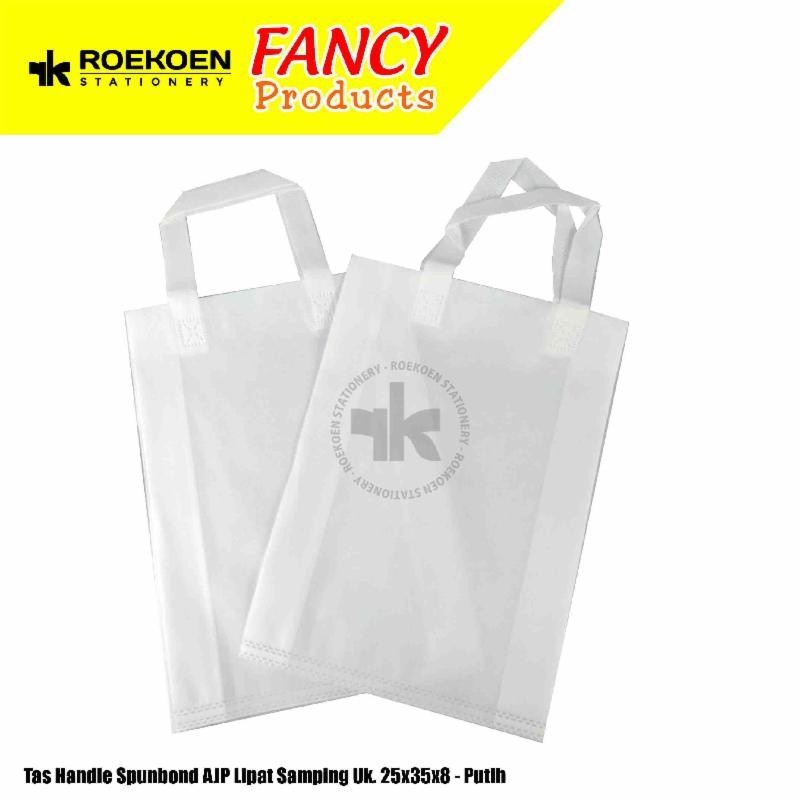 

AJP Tas Spunbond Handle Lipat Samping Vertikal - Tanggung 25x35cm Spine 8cm