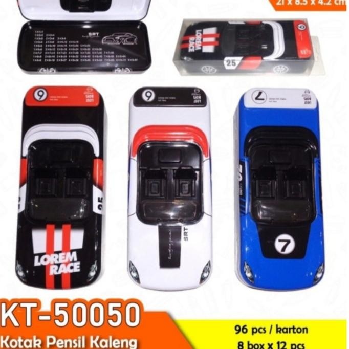 

BEST- [Kuyamol] Tempat Pensil Cute Tempat pensil mobil roda KT50050/51 / Kaleng pensil mobil roda putar - Biru