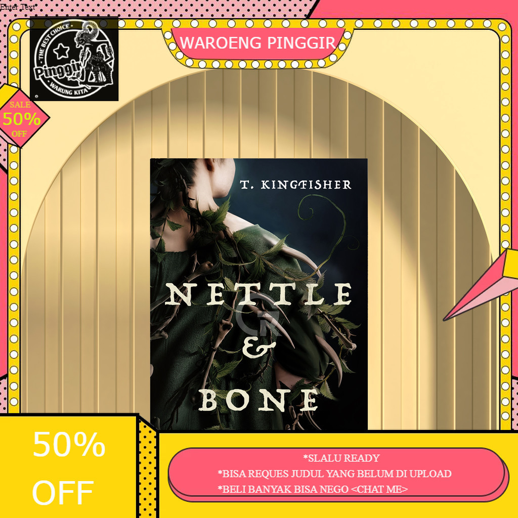 Book Buku Nettle & Bone by T. Kingfisher (Engllish)