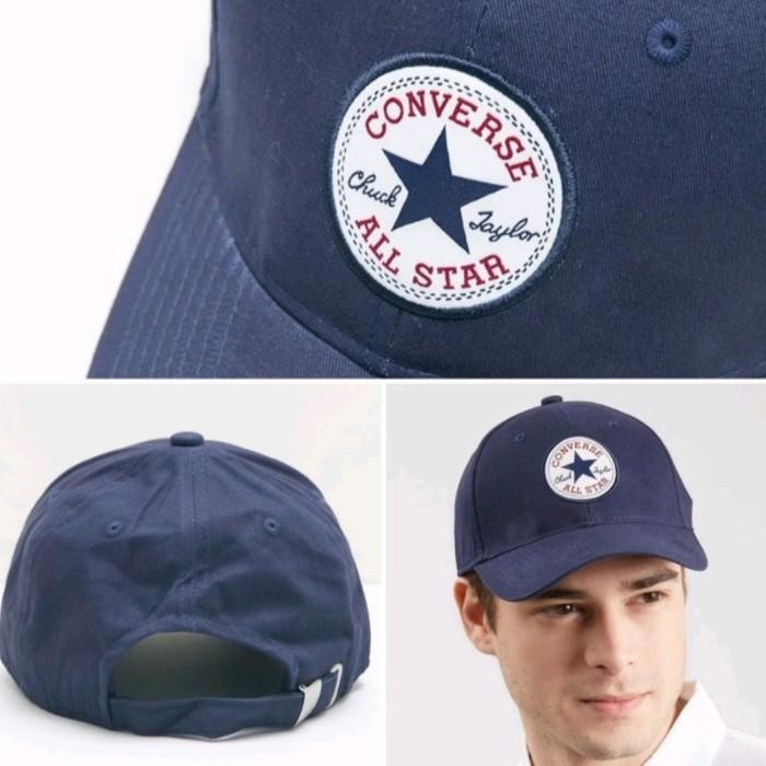 Topi / Caps Converse Canvas Chuck Taylor Reguler Patch Basic Unisex All Size - CREAM /MC160303, All 