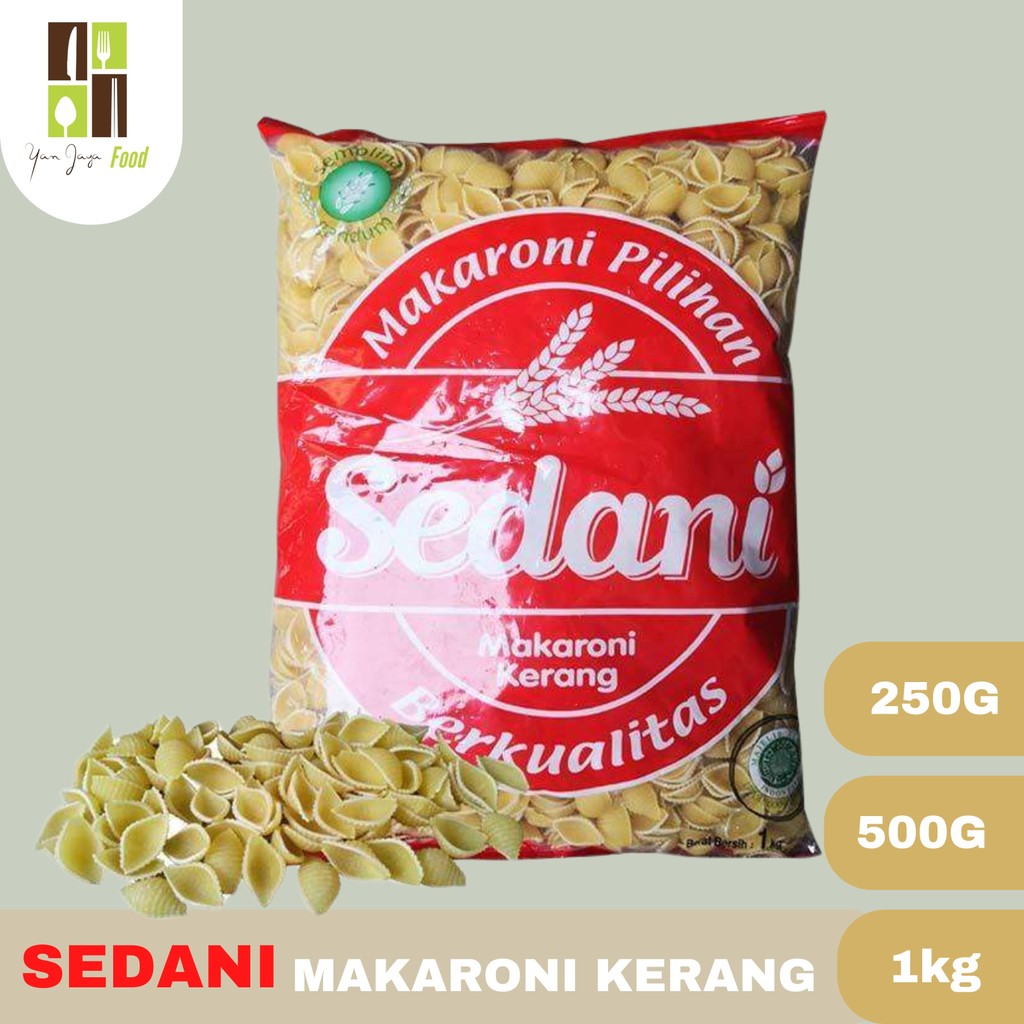 

Sedani Makaroni Keong Repack [250g/500g/1kg]