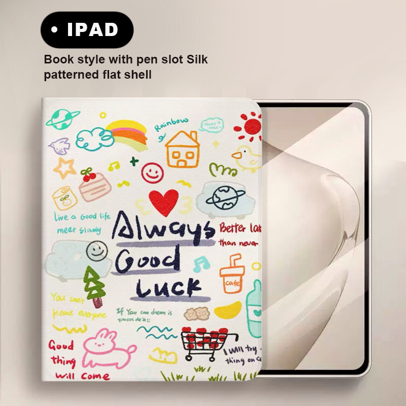 Gambar kartun warna-warni Case tablet for Samsung A8 10.5 inch A9 8.7 inch A9+ 11 inch S6 Lite 10.4 