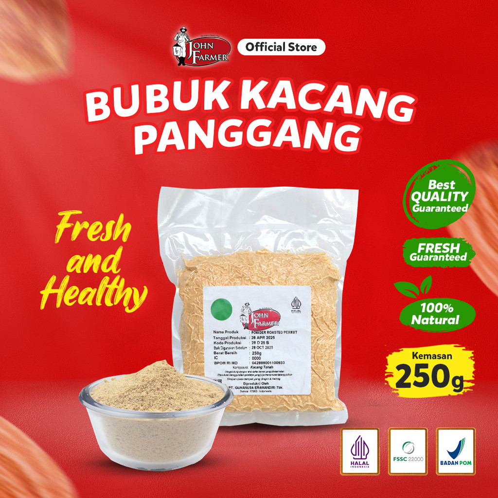 

John Farmer - Bubuk Kacang Panggang (Powder Roasted Peanut) 250gr