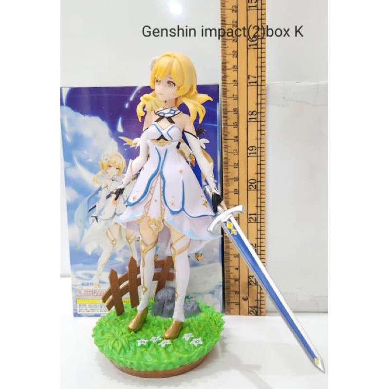 action figure genshin impact lumine kode k