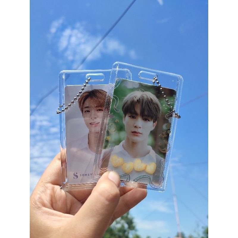 

Card Holder Acrylic Transparan Tempat Kartu Bening Akrilik Cahol K-pop Tempat Photocard