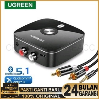 Ugreen Bluetooth 5.1 Aux / RCA Adapter Receiver aptX LL 2 Rca + Aux 3.5mm Wireless