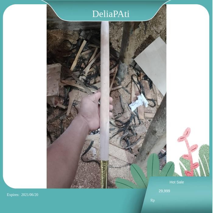 deder tombak scan tombak lengkap dengan tunjung termurahdari kayu jati ulir gratis stel panjang 50 c