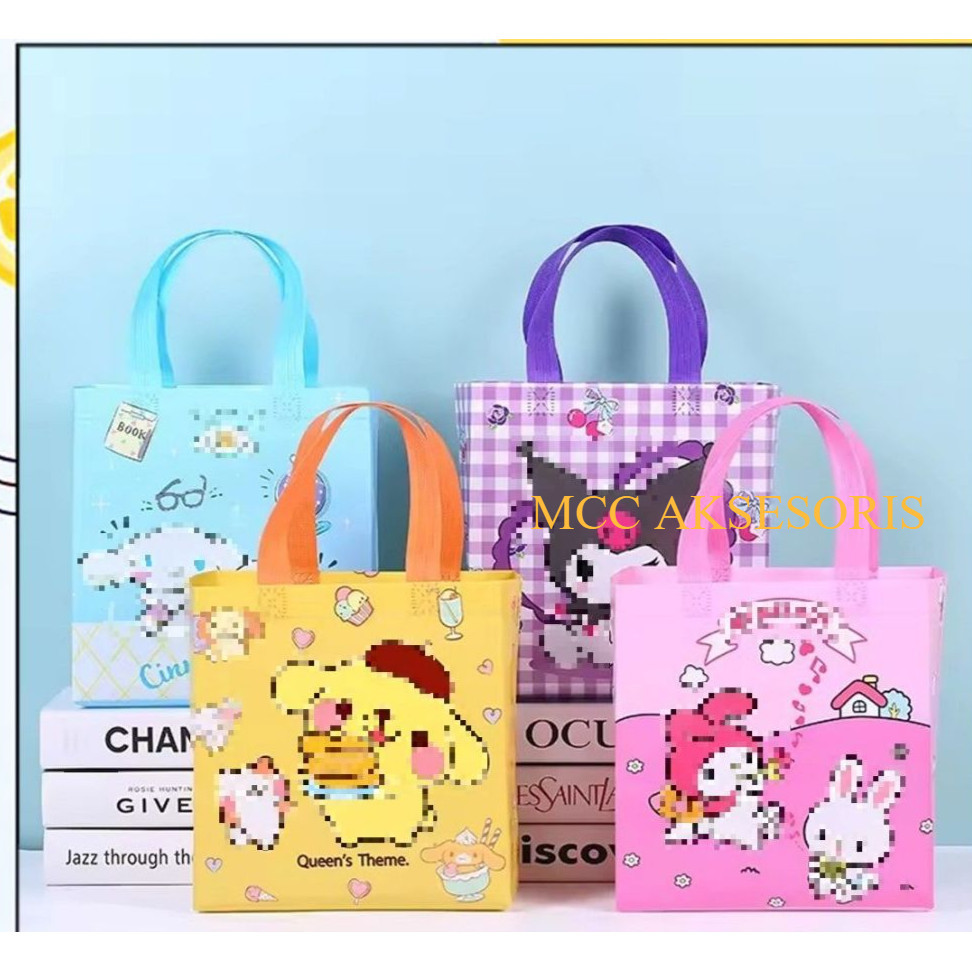 

MCC Goodie Bag Tas kado ulang Tahun karakter Animals Paper Bag kantong anak Motif Kartun Tas Hampers waterproof Souvenir Ulang tahun