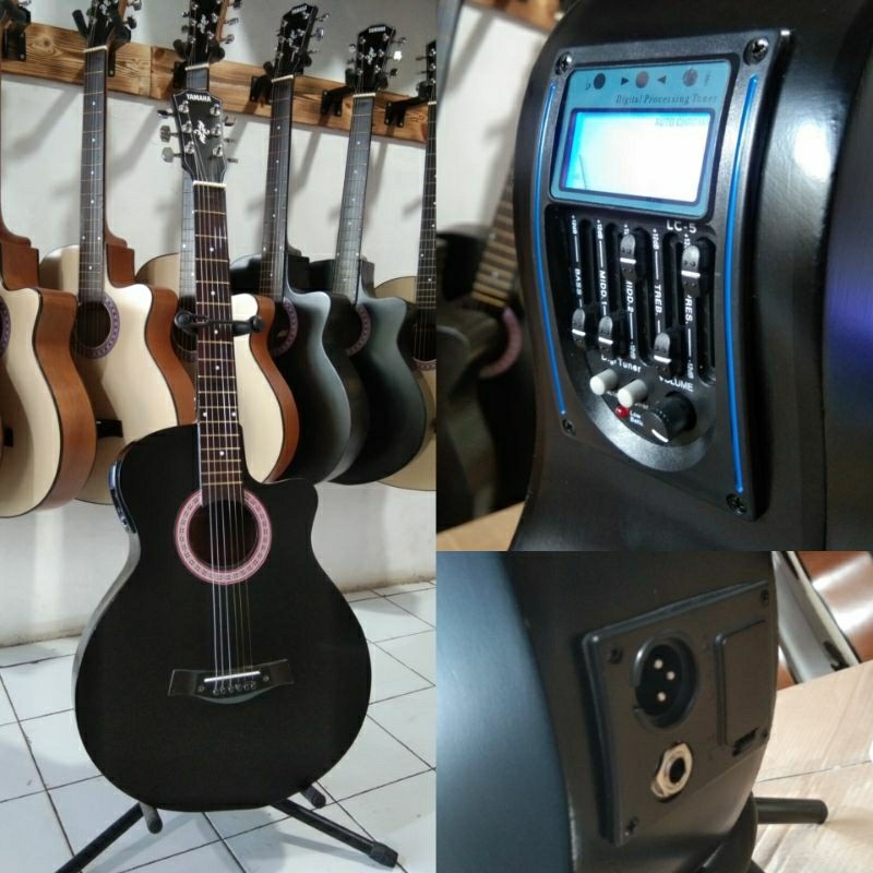 gitar yamaha akustik elektrik tuner termurah berkualitas terbaik