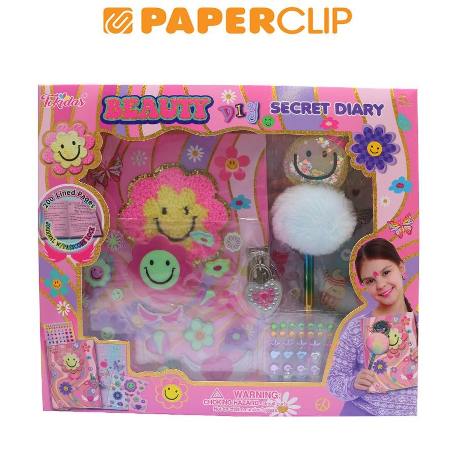 

MAINAN ANAK BEAUTY DIY SECRET DIARY SET TOKIDAS - SMILE FLOWER