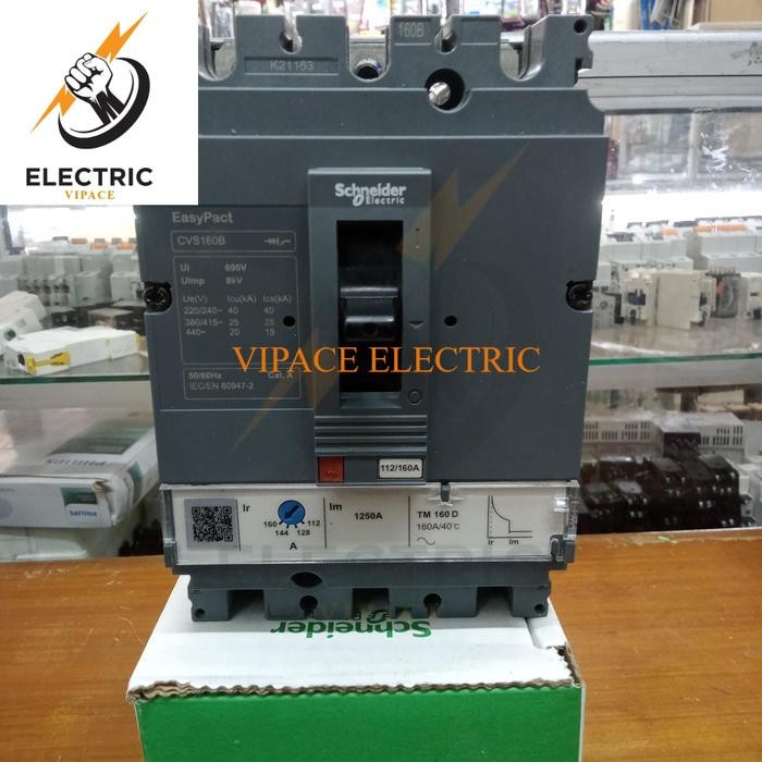 mccb cvs160b 3p 160a Schneider