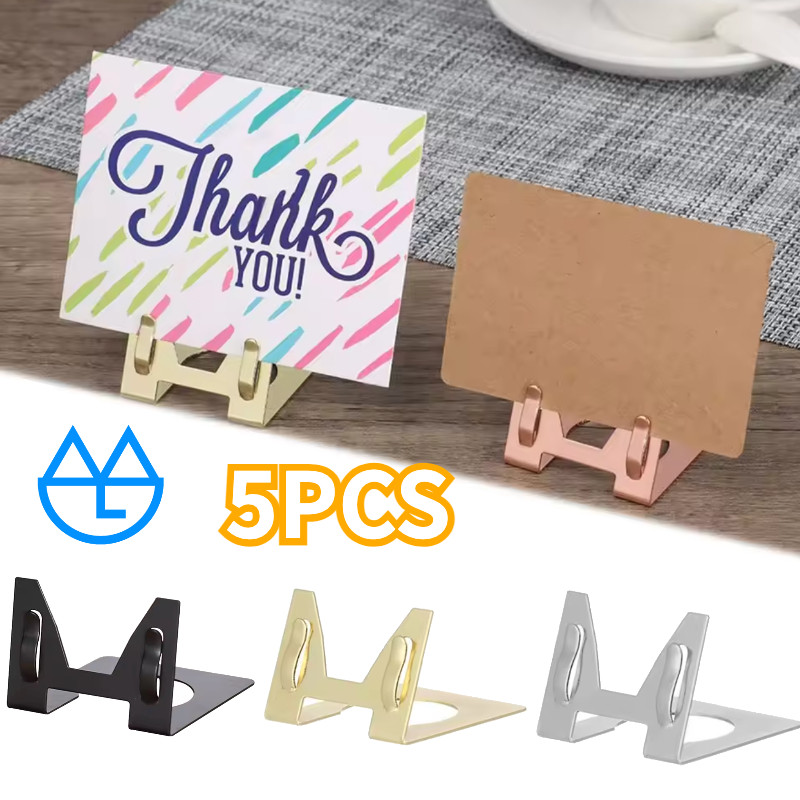 

5pcs Jepit Label Harga Logam Kuat Clip Penjepit Hanger Foto Multifungsi Tahan Lama