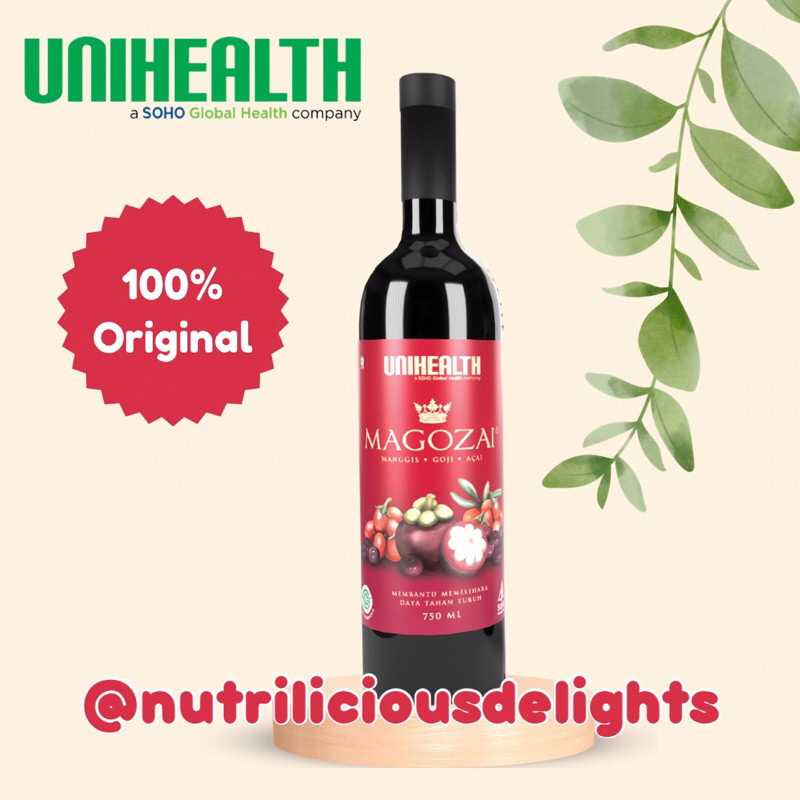 

Unihealth Magozai 750 ml Minuman Kesehatan Manggis Goji Acai Berry