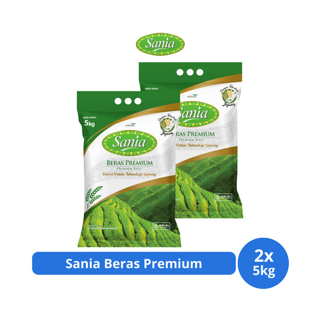 

Sania Beras Premium 5kg x 2 pcs