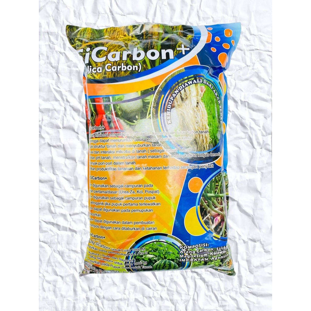 Pupuk SICARBON+ (silica carbon) isi 1 kg