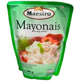 

maestro mayonais original mayonnaise pouch 180 gr