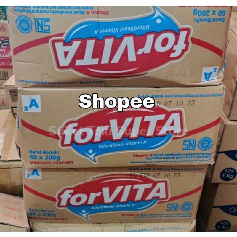 

Margarine Forvita 200gr DUS Karton isi 200 gram x 60pcs GROSIR