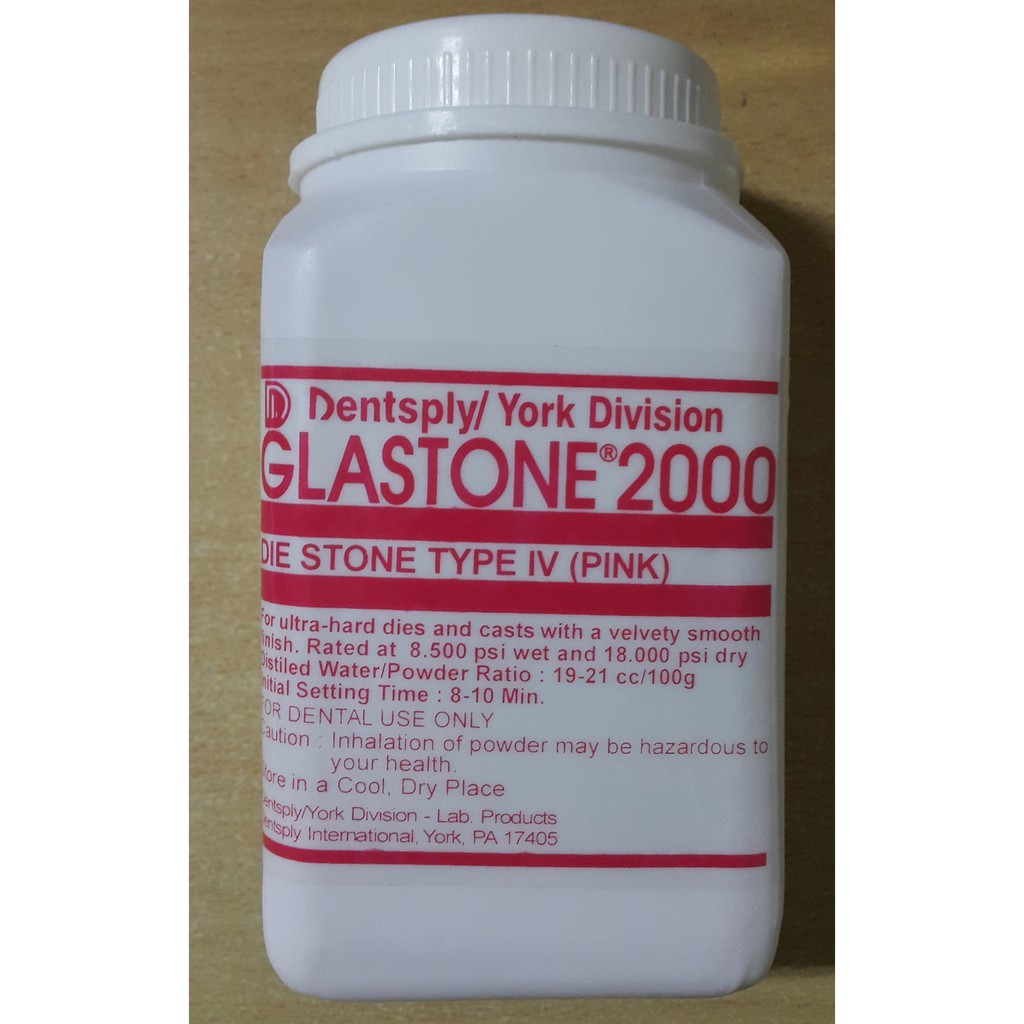 Glastone | Gips Stone | Die Stone | Dental Stone Type IV Pink