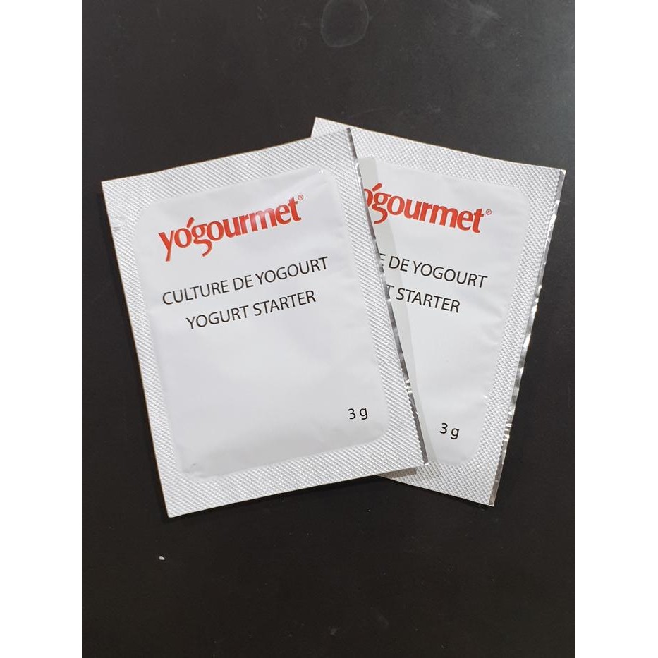 

Bibit Yogurt kemasan 5gr + 5gr merk Yogourmet