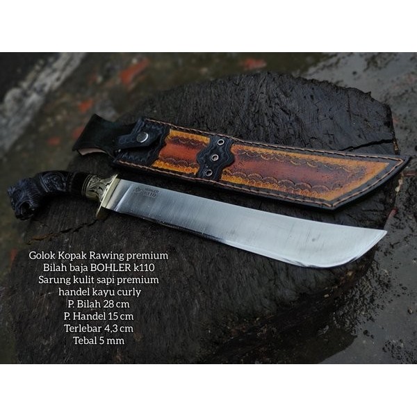 golok potong kayu golok serbaguna golok baja kualitas siap pakai 249