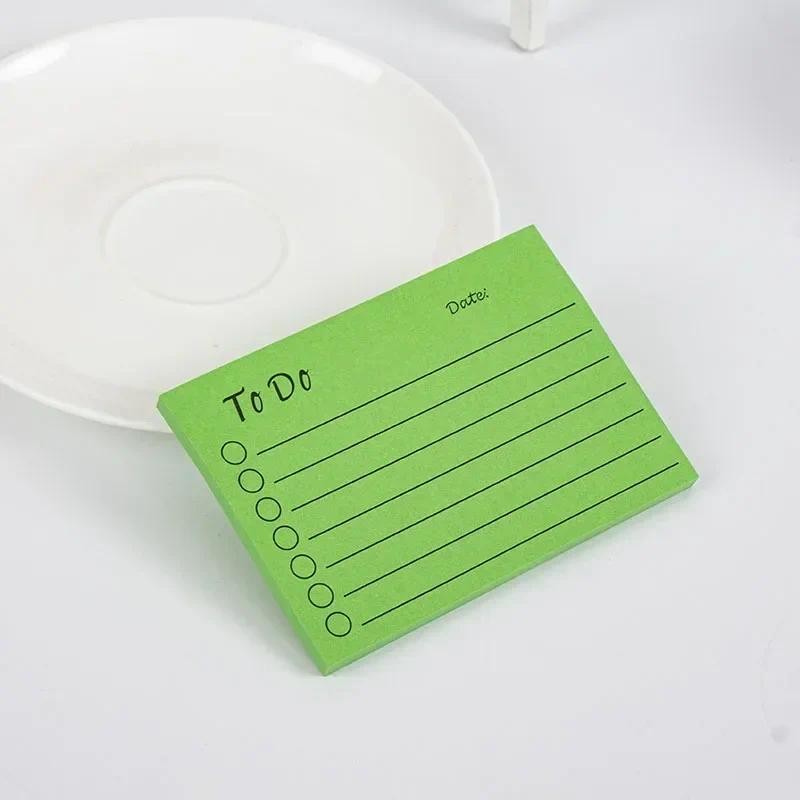 

50 Sheets To Do List Memo Pads Kawaii Daily Planner Tearable Sticky Notes Message Notes Korean Stationery Office Writing Pads