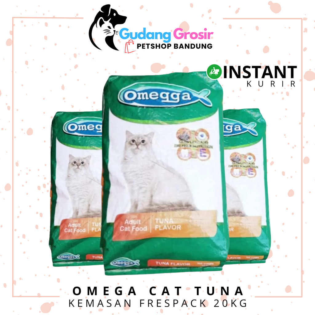 Omegga Tuna Seafood Cat Food 20 Kg | Makanan Kucing Omega 20kg