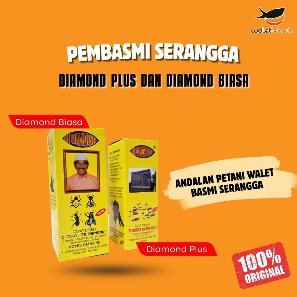 Obat pembasmi hama DIAMOND gedung walet