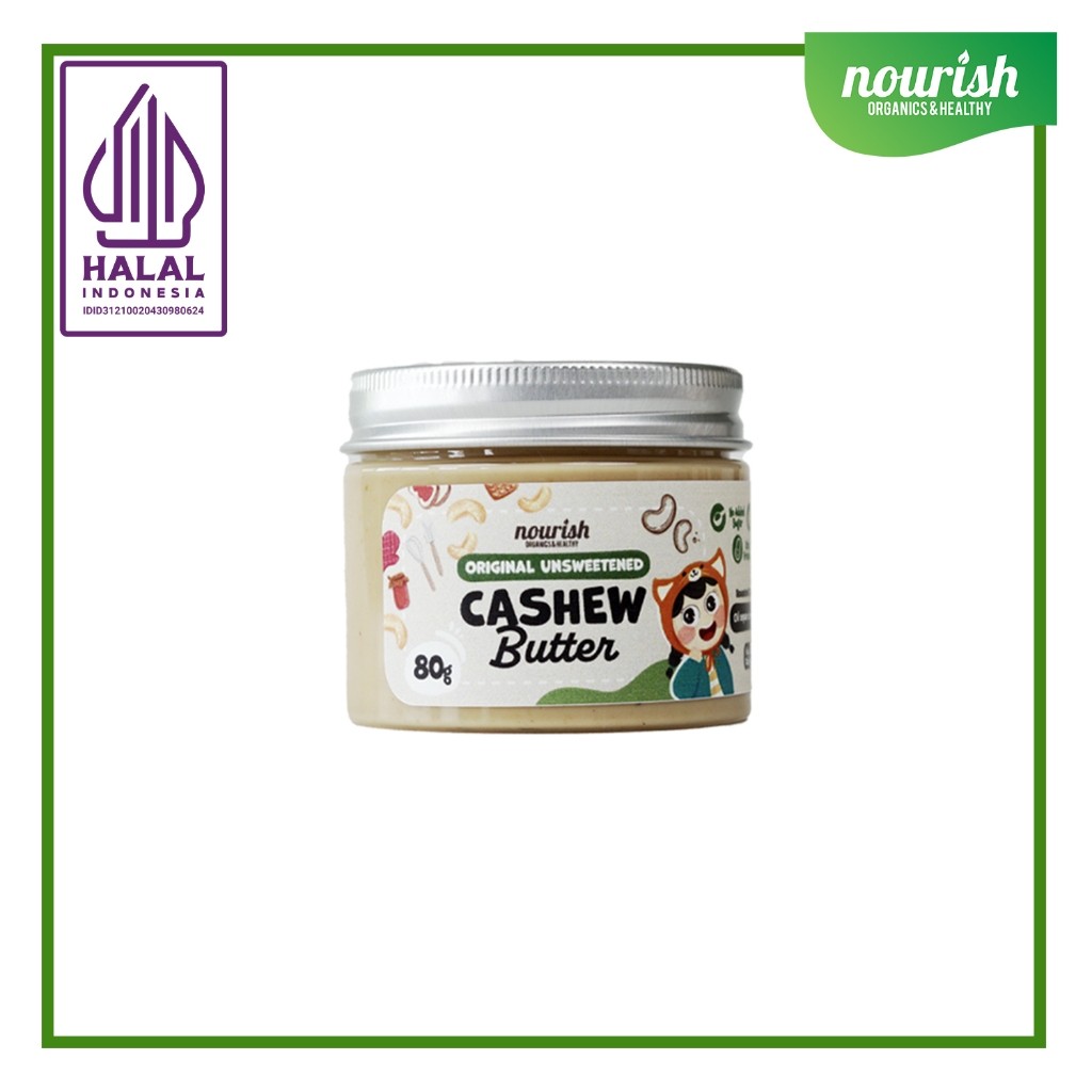 

Nourish Original Unsweetened Cashew Butter - 80 gr