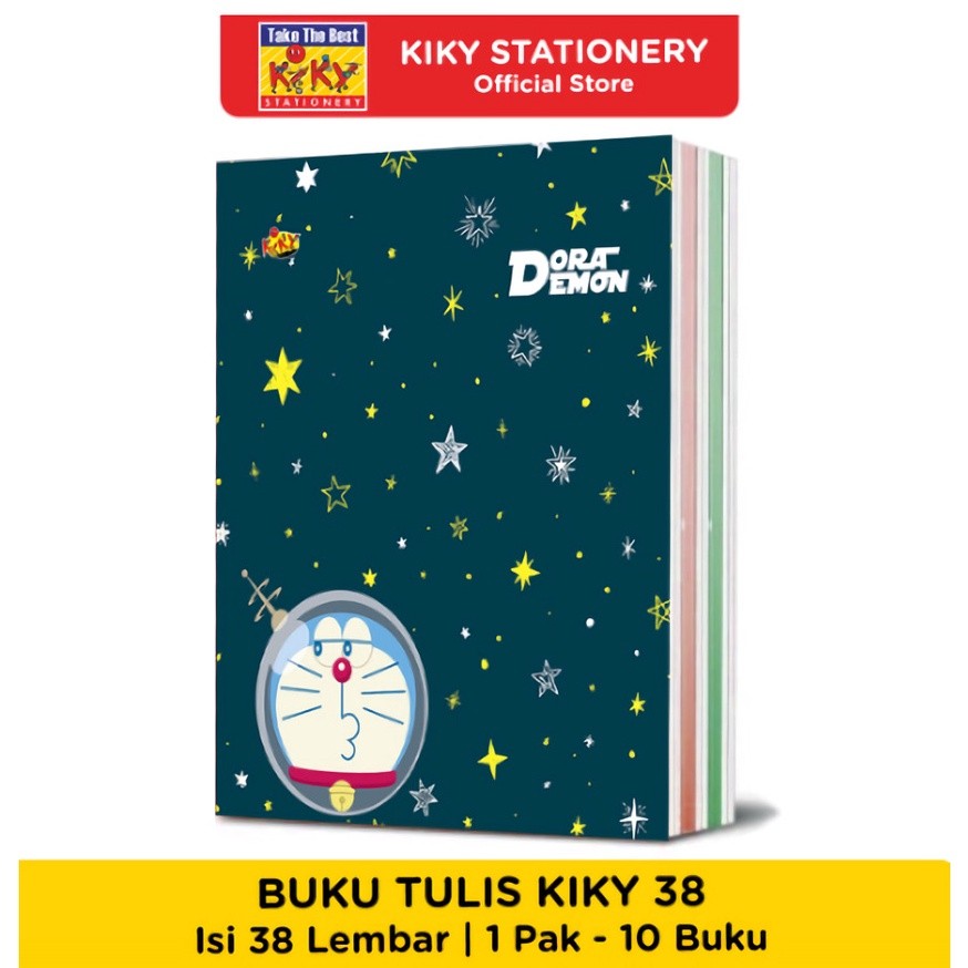 

RAJA TRENDY Buku Tulis Sekolah Bergaris / Buku Tulis Kiky Bergaris Biasa Isi 38 Lembar 10 Buku