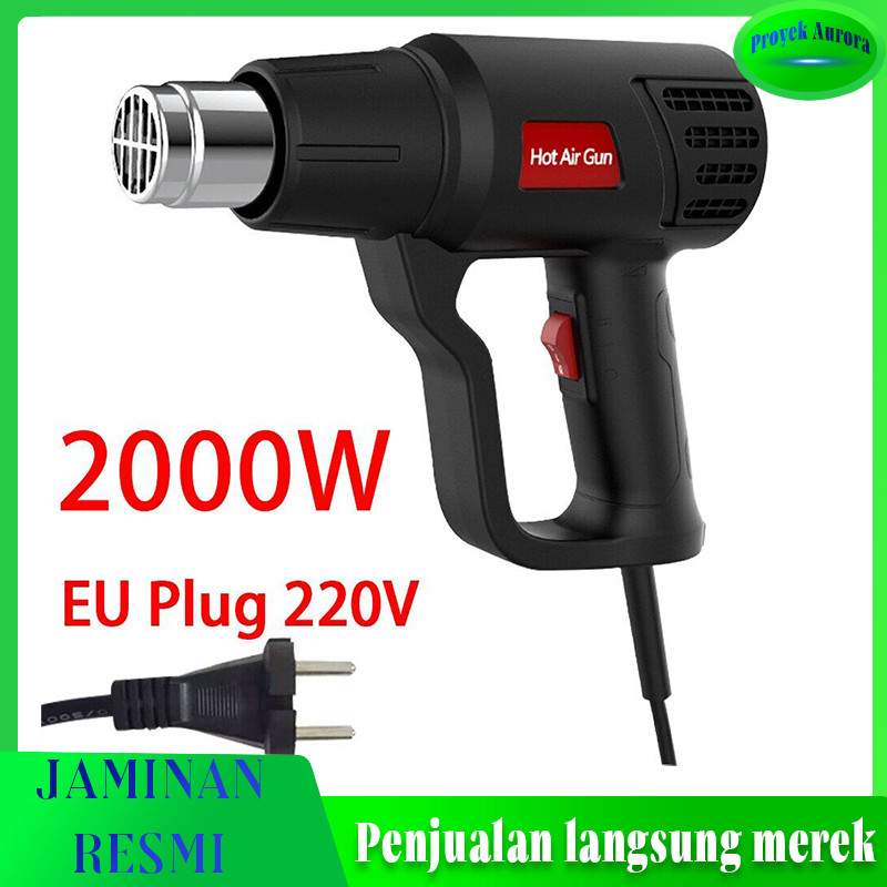 Hot 2000W 600 Derajat 220V Hot Uni Eropa Industri Elektrik Heat Pemanas Dryer Alat Pemanas Segel Pla