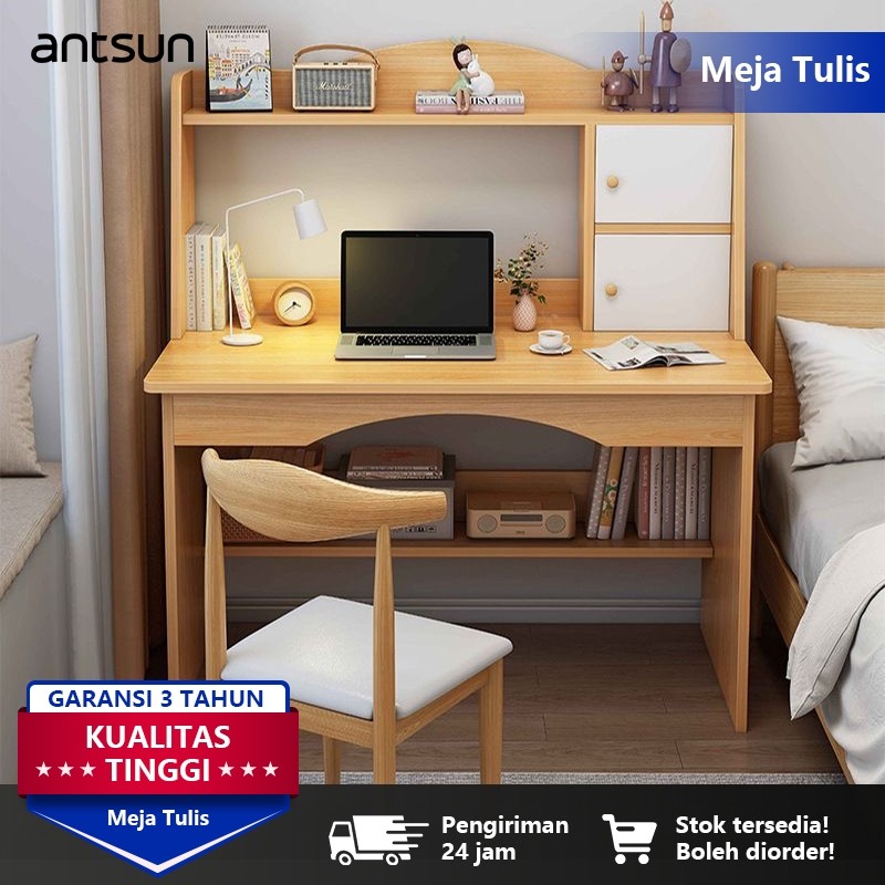 antsun-Meja Kerja/Meja Belajar/Meja Belajar Anak/ Meja Tulis Minimalis/ Meja Kantor Multifungsi/ Mej