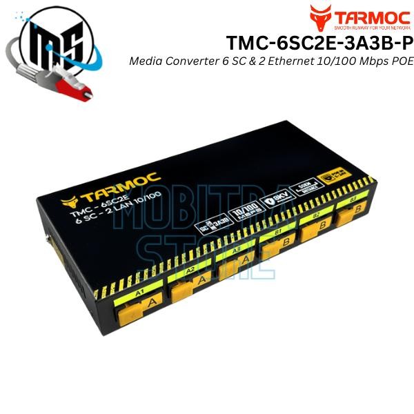 Media Converter 6 FO 2 LAN | 6FO 2LAN | 6 Port FO 2 Port LAN - 6SC-2LAN 3A3B-P
