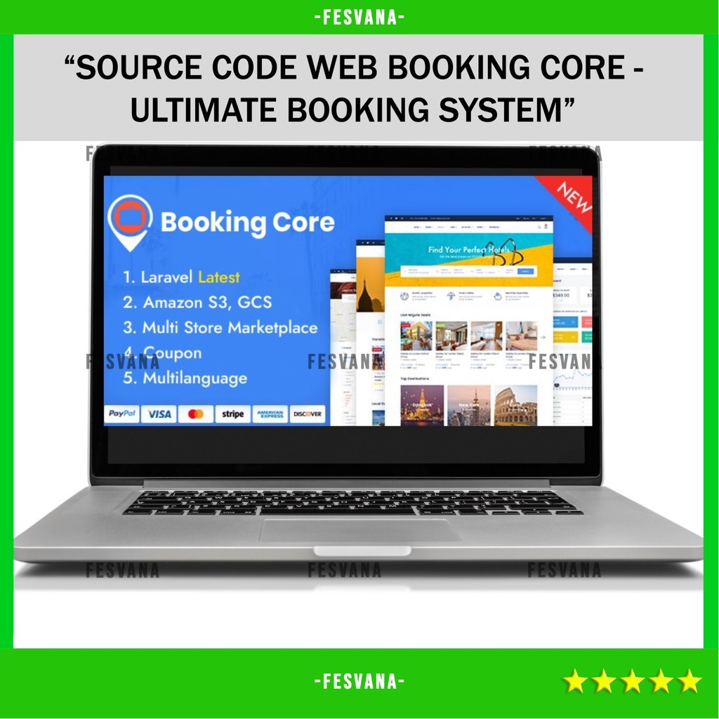 SOURCE CODE APLIKASI WEB BOOKING CORE - ULTIMATE BOOKING SYSTEM D42 FESVANA