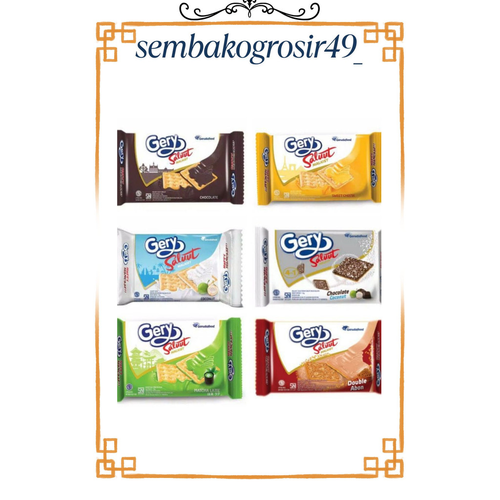 

SG49 GERY SALUT WAFER Kemasan 105gr GERY SALUT