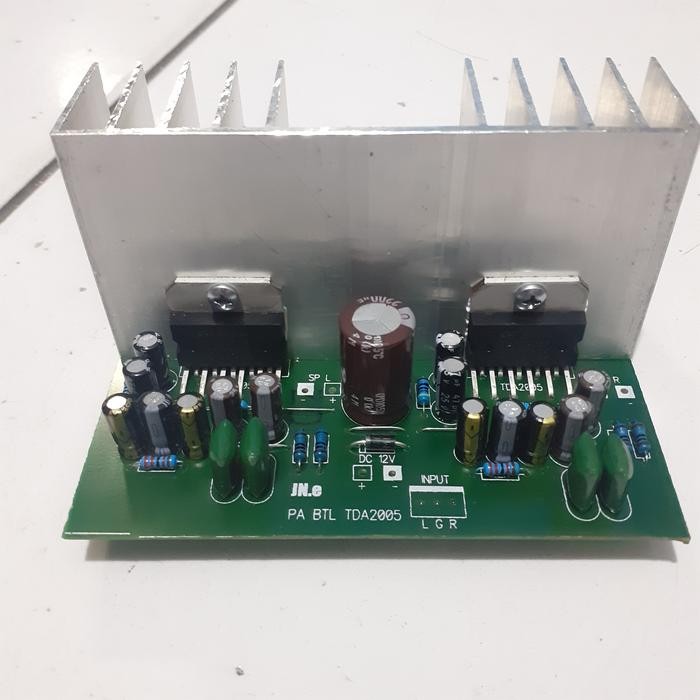 KIT POWER AMPLI BTL STEREO TDA2005 DC12V