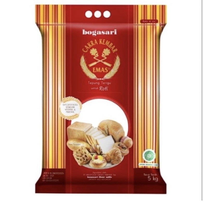 

TEPUNG CAKRA KEMBAR ROTI 5 KG