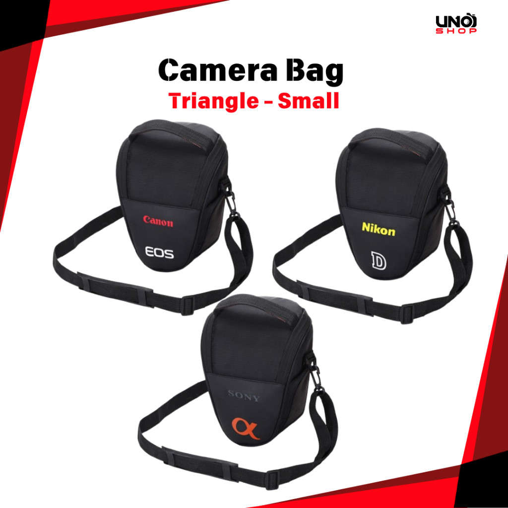 Triangle Camera Bag Small - Tas Kamera Segitiga Kecil Canon Eos Nikon SonyCO