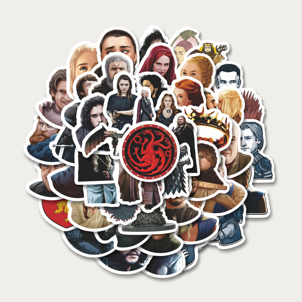 

Sticker Pack Stiker Game Of Throne | Sticker TUMBLR | Stiker LAPTOP KOPER HELM