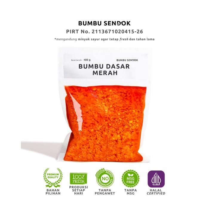 

Dijual BUMBU SENDOK Refill Bumbu Dasar Merah - 400gr Terlaris Tbk